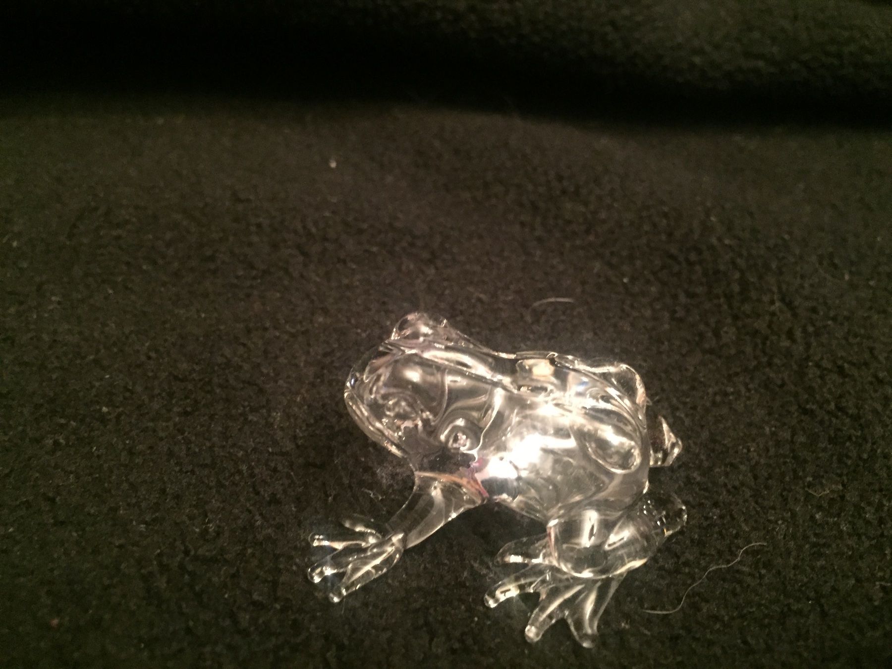 Figuren: Glasfrosch – Gebraucht aus Urnäsch von schneewittli.