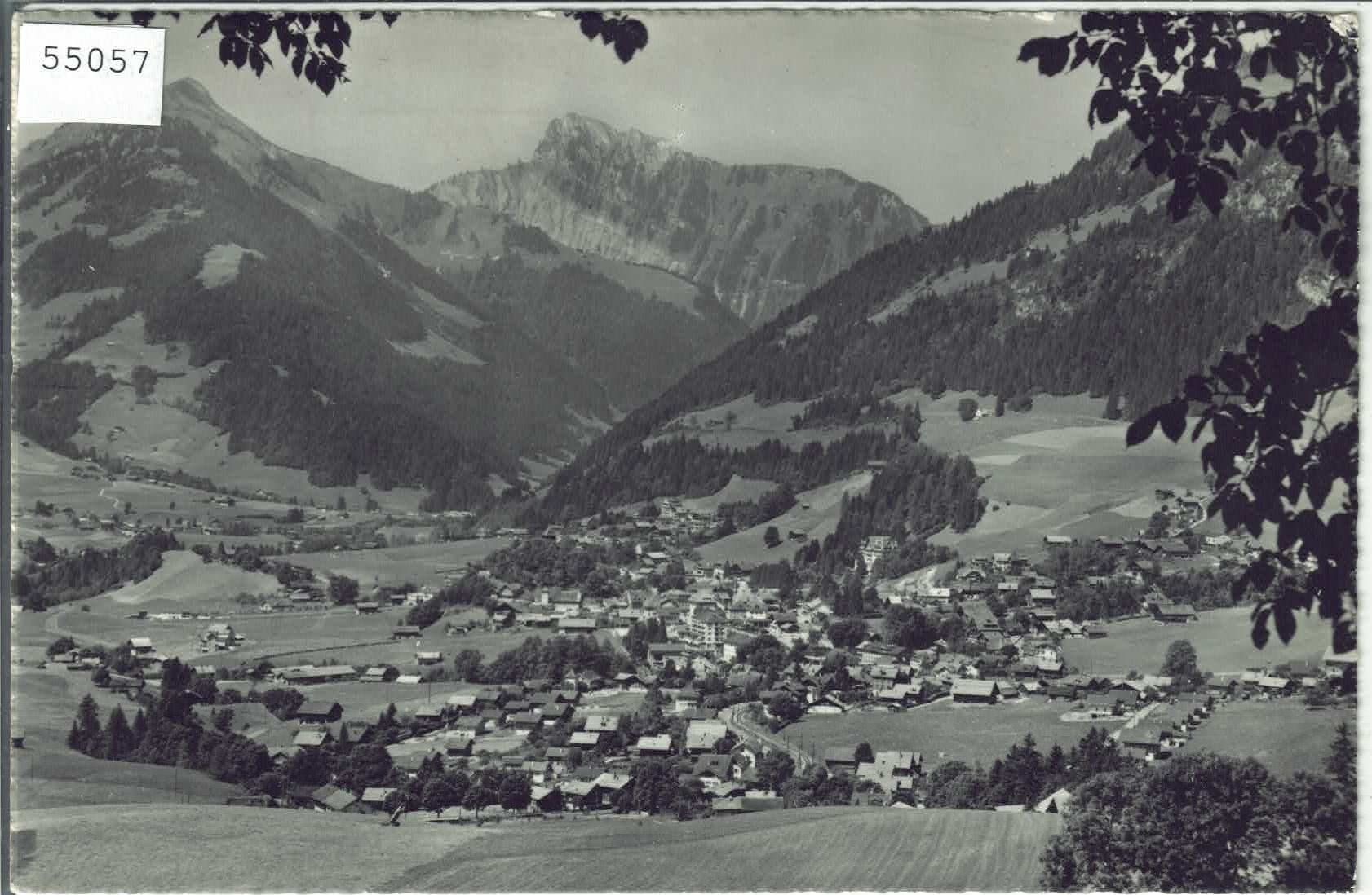 Cartoline postali: Chateau d'Oex - Vue generale – Usato da Ettingen venduto da Kartenplanet