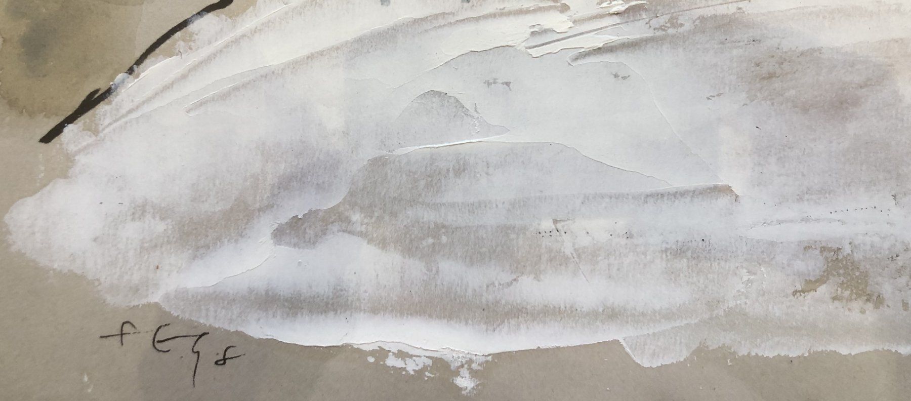 Tableaux: Expressionistisches Winterbild - Mischtechnik – D'occasion à Schaffhausen par durruti 3