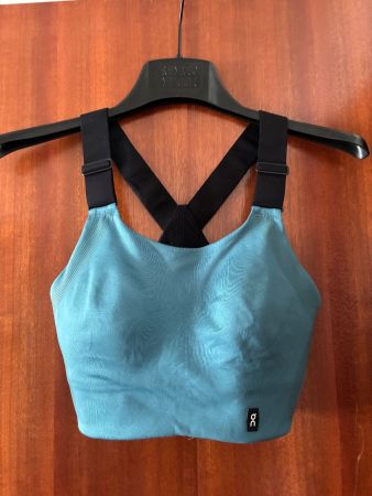 On Bra On Running turchese, taglia XS, come nuovo!