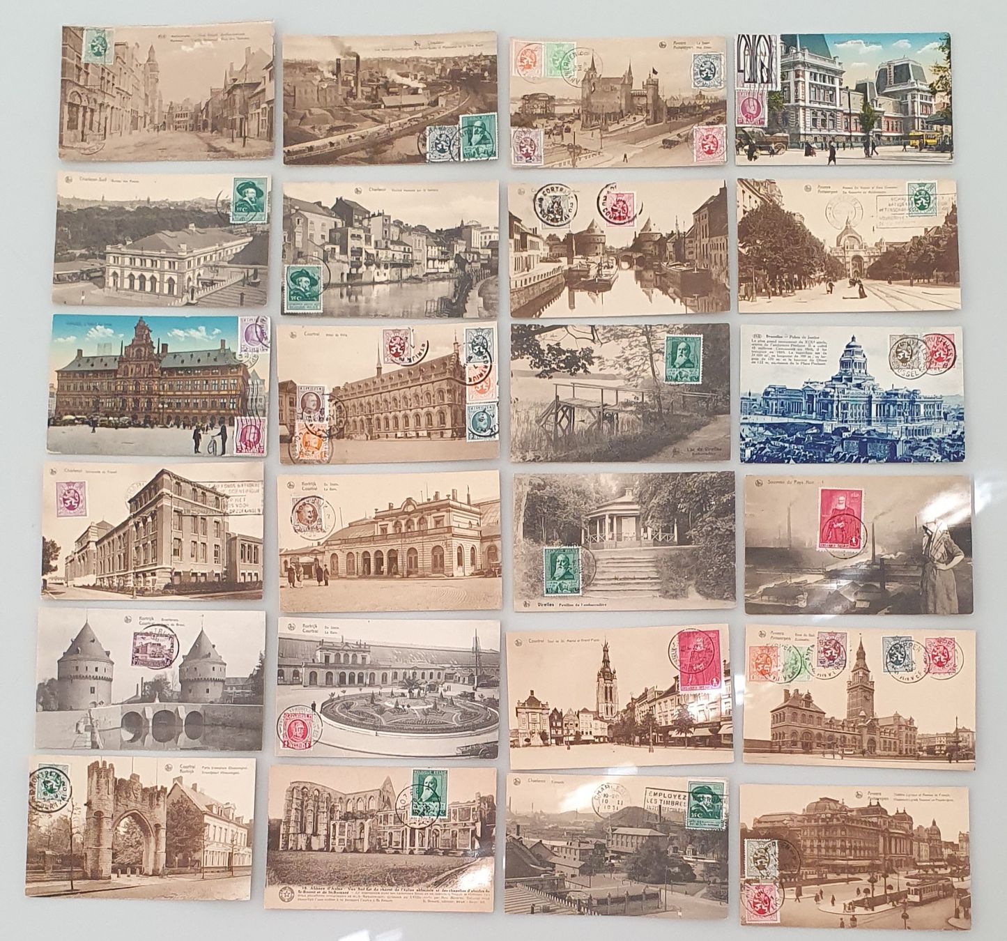 Cartoline postali: 41 Ansichtskarten Belgien – Usato da Kreuzlingen venduto da Rschweiz1
