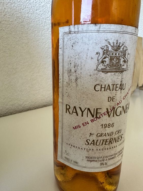 Château de Rayne Vigneau 1986 (Neu (gemäss Beschreibung)) in Yens für ...
