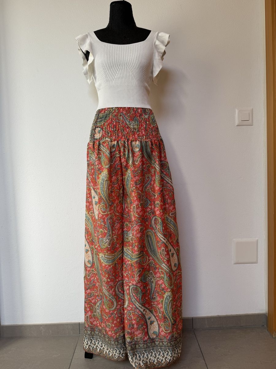 Gonne: Boho Maxihosenrock aus Seide – Nuovo (secondo la descrizione) da Sigriswil venduto da ck56 1