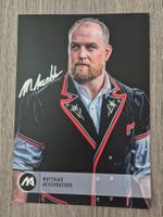 Autogrammkarte Matthias Aeschbacher Originalunterschrift