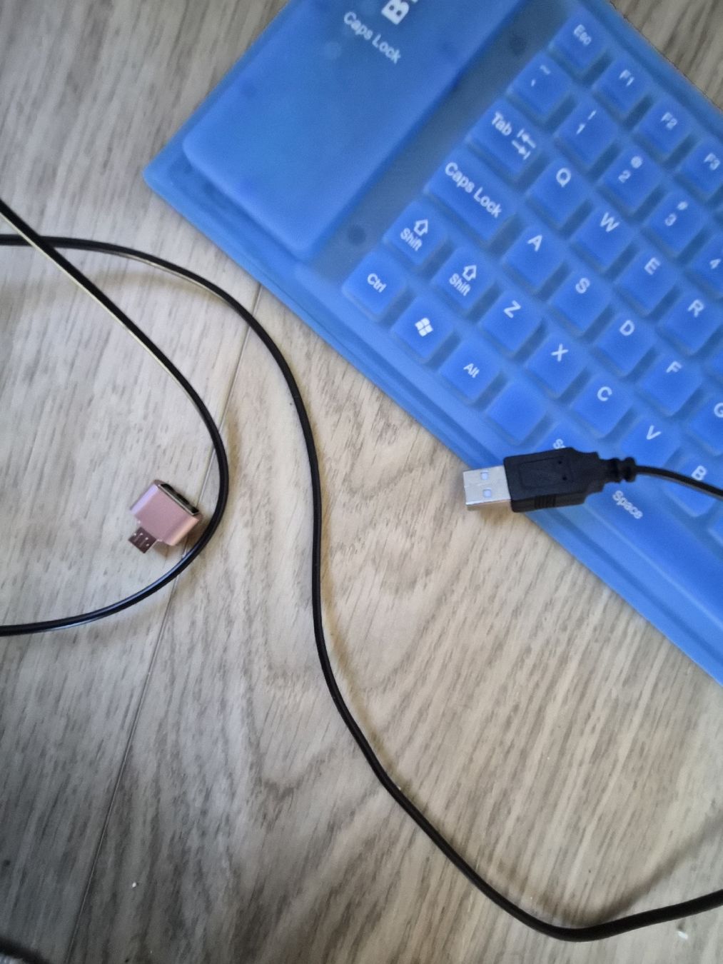 Tastaturen: Clavier souple pliable Bytecc bleu USB non testé – Defekt aus La Joux FR von car_ck96 3