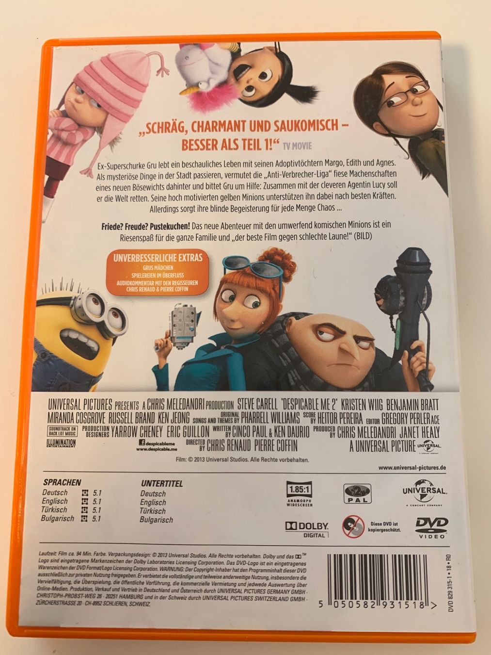 Tutti i DVDs: DVD- Ich einfach unverbesserlich 2 – Usato da Kreuzlingen venduto da jamie45 1
