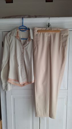 Elisa Cavaletti Bluse Madeleine Hose Set Beige Grösse 38