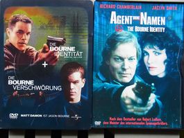 3 DVD Jason Bourne 1 & 2 & Agent ohne Namen #x1