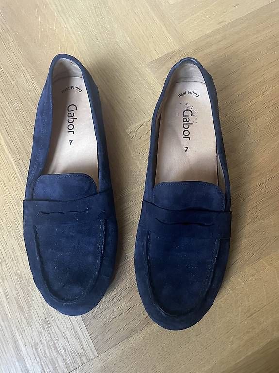 Gabor Chaussures femmes: Wunderschöne neue Mokkasins Halbschuhe 40 dunkelblau – D'occasion à Basel par caroleamshoppen