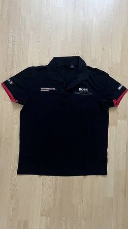 Porsche Motorsport Polo-Shirt XL Original Sponsorenprints