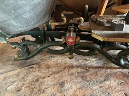 Antike Waage, 10kg, Schweizerkreuz, Dekorativ & Nostalgisch
