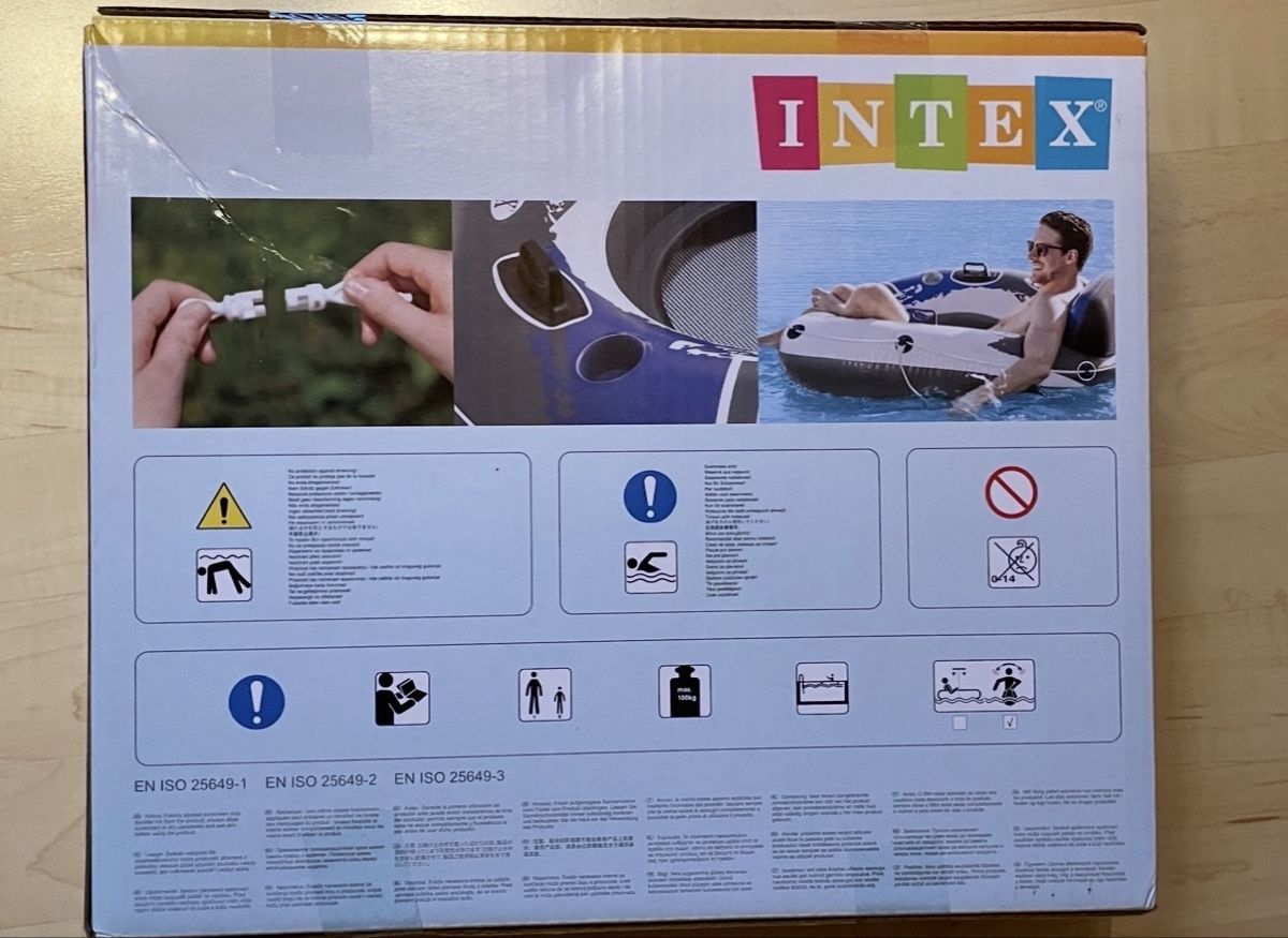 Bouées: INTEX River Run Connect 'n Float Schlauchboot blau neu – Neuf avec emballage d'origine à Ormalingen par Wolkenlos44 1