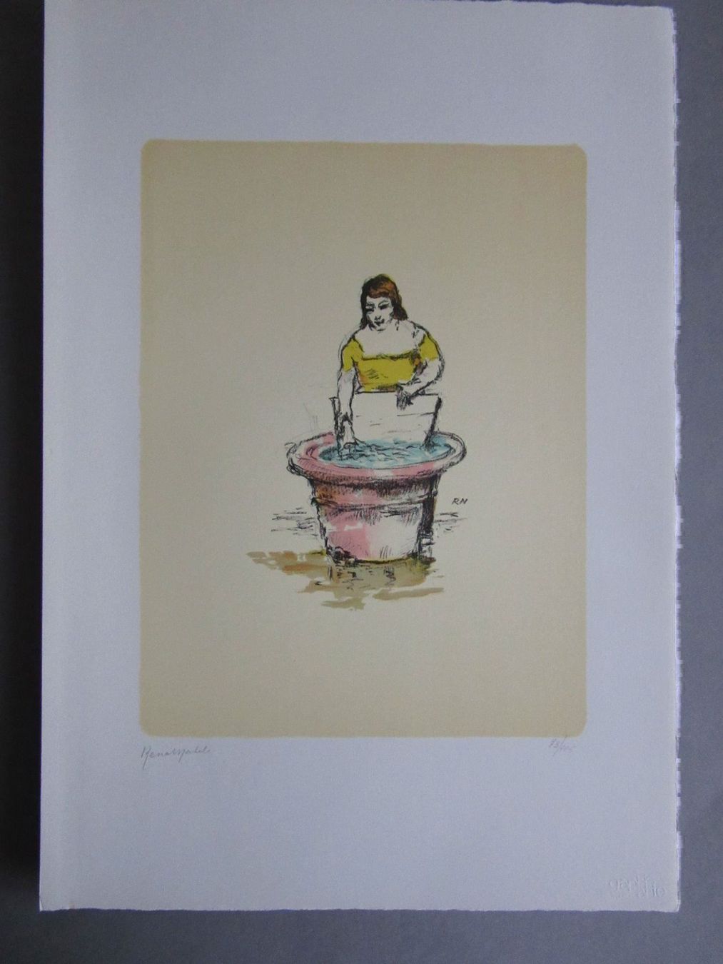 Grafiken & Lithographien: Renato Natali  1883 - 1979 LITHOGRAPHIE – Gebraucht aus Gersau von grafik-kunst 2