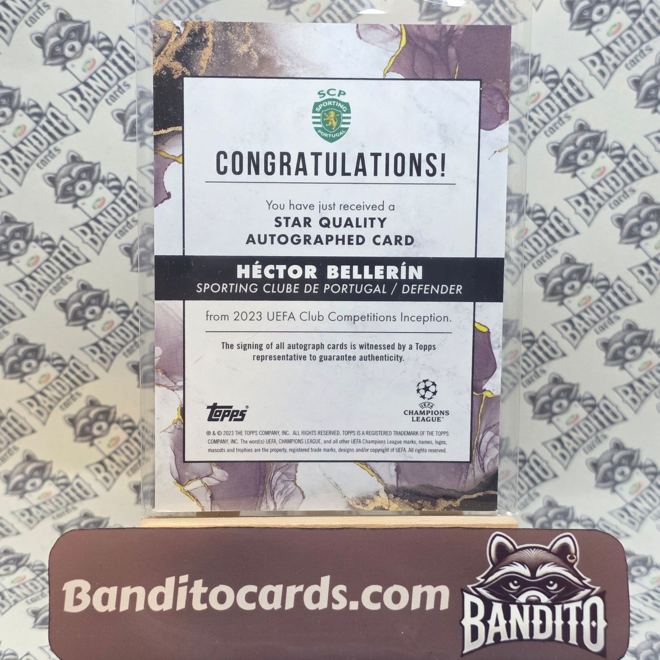 Topps Carte collezionabili: Topps Inception Hector Bellerin Sporting auto /99 – Usato da Liebefeld venduto da Banditocards 1
