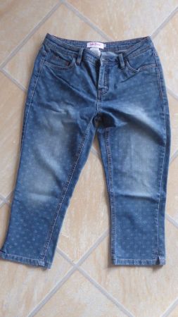 Sommer Jeans Kurz Gr 38 John Baner mit Muster