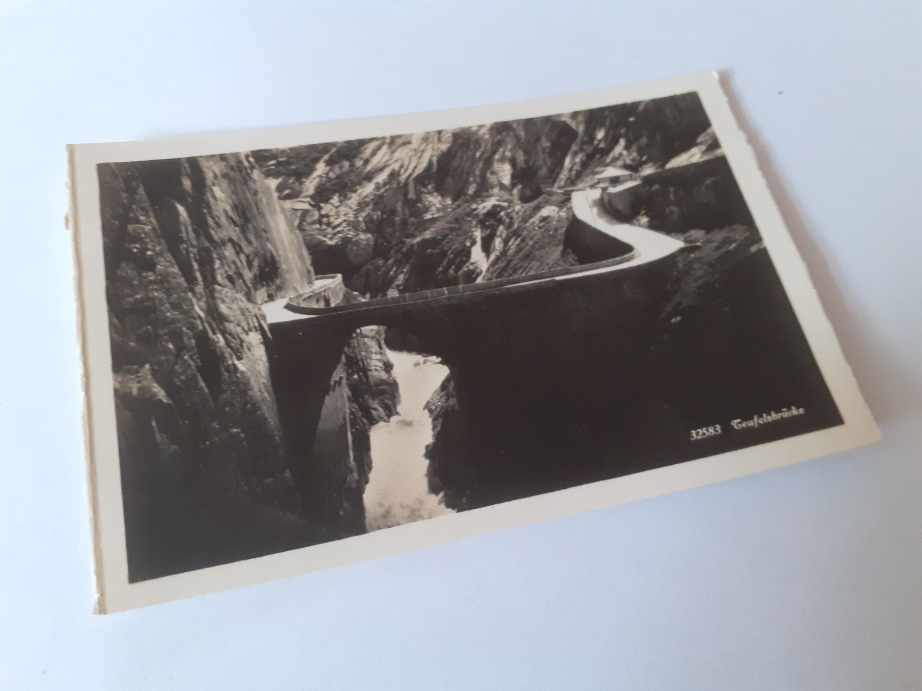 Ansichtskarten: TEUFELSBRUECKE - SCHOELLENEN – Gebraucht aus Winterthur von Ornyx7