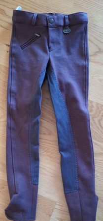HKM Reithose Kinder mit Kniebesatz Grösse 140