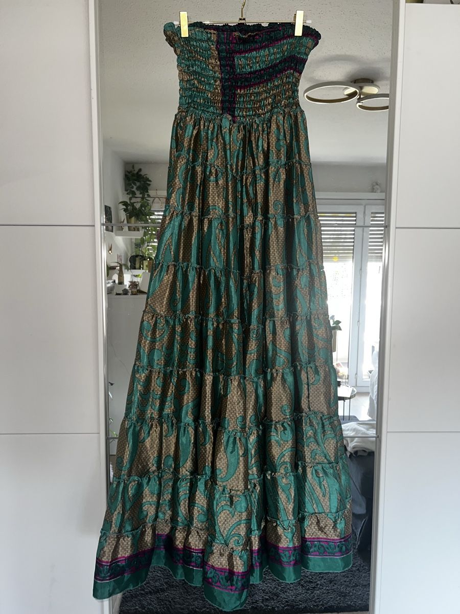 Vestiti: •LUXURIÖSES SEIDEN-MAXIKLEID BOHO CHIC• – Nuovo (secondo la descrizione) da Effretikon venduto da Briga.S. 4