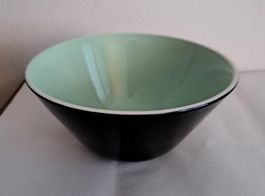 Kult-Schüssel von Rössler - Schwarz Mint - Salatschüssel