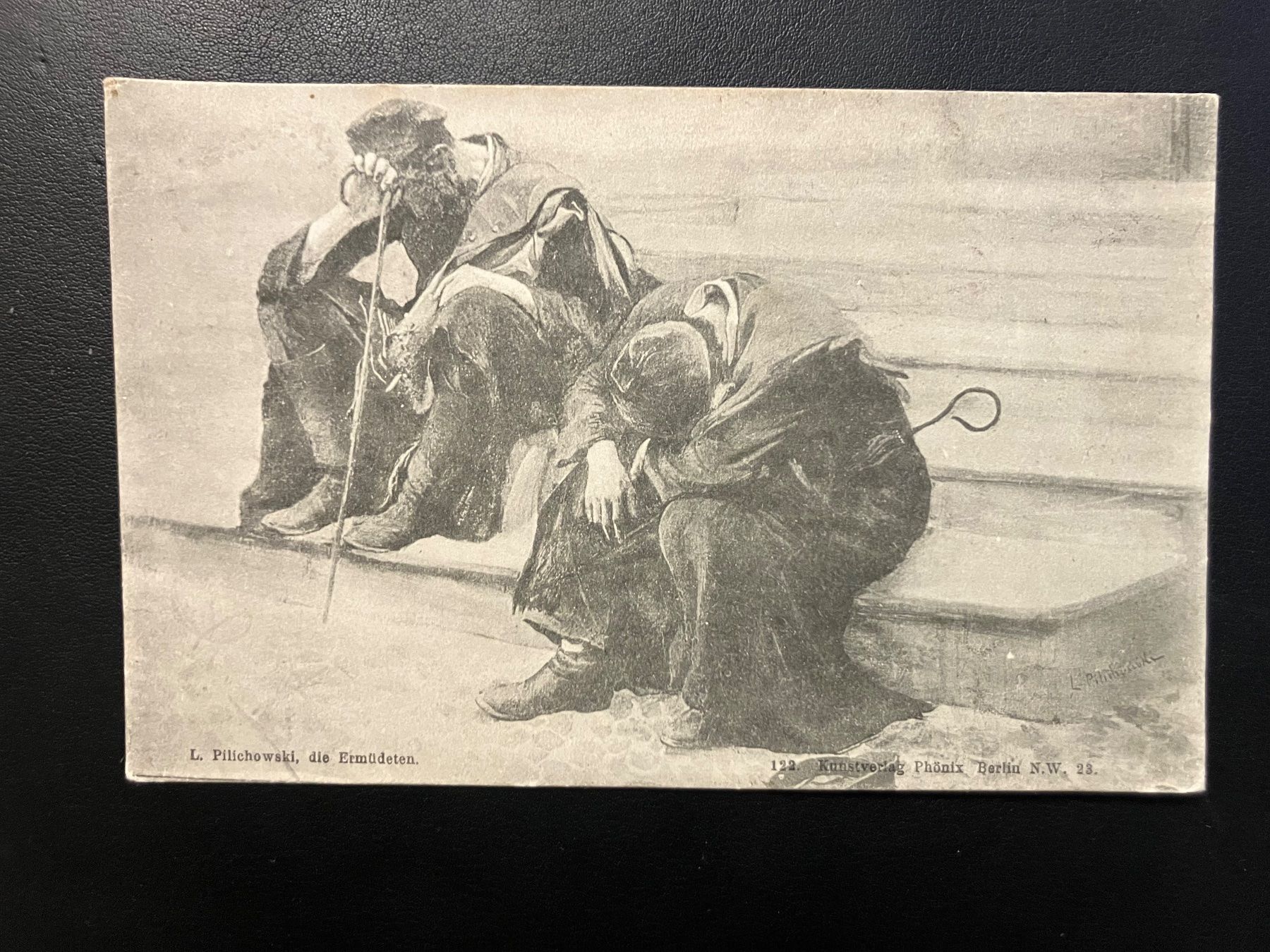 Cartoline postali: Seltene Antike Ansichtskarte, Die Ermüdeten 1903 – Usato da Oberuzwil venduto da Paga77