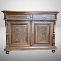 Antike Kommode ⚜️ Vintage Anrichte Nussbaum Wurzelholz