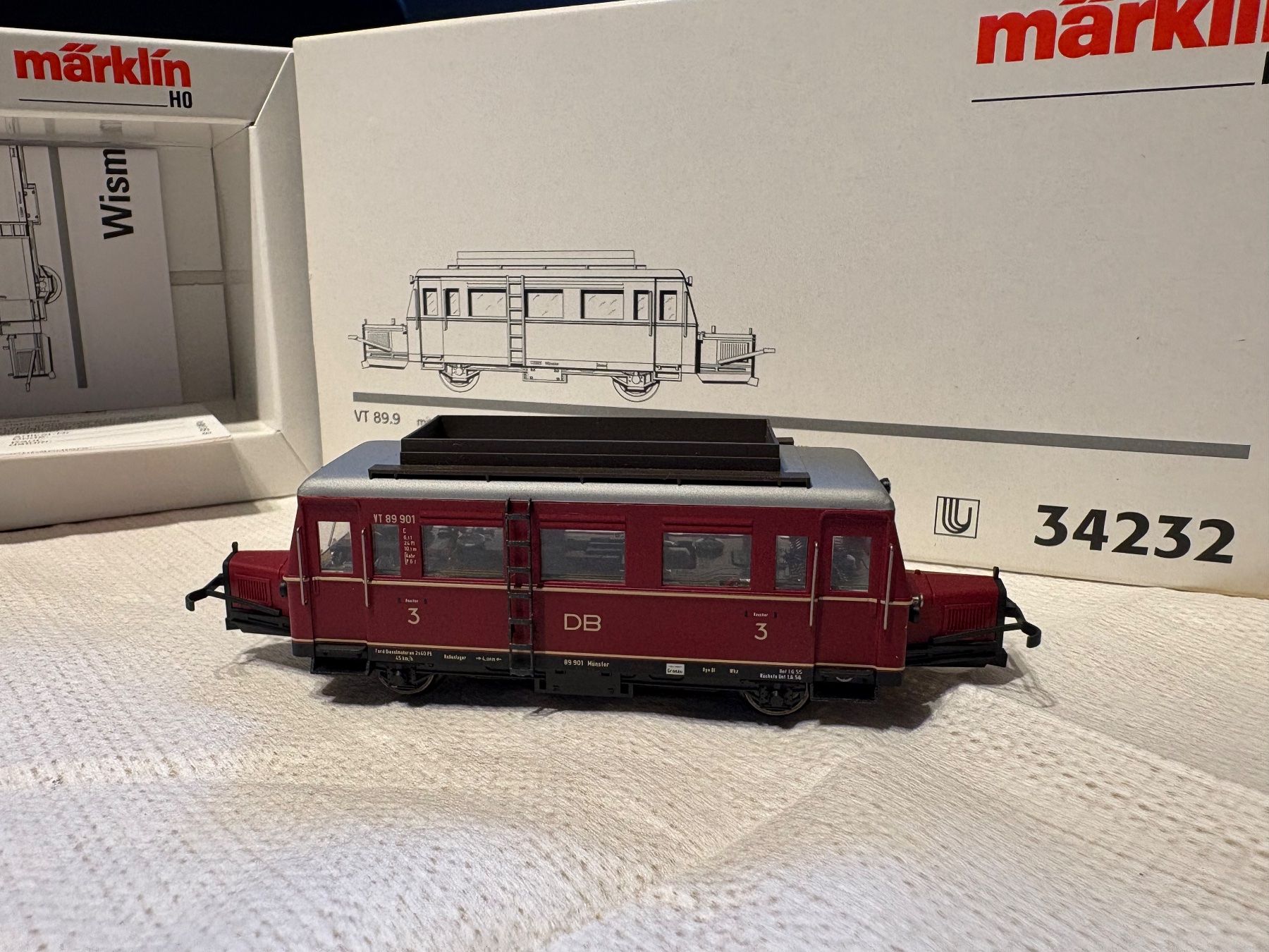 Märklin Modellini di ferrovie: Maerklin 34232 VT 89.9 – Nuovo e nell'imballaggio originale da Corcelles Payerne venduto da Pierre66