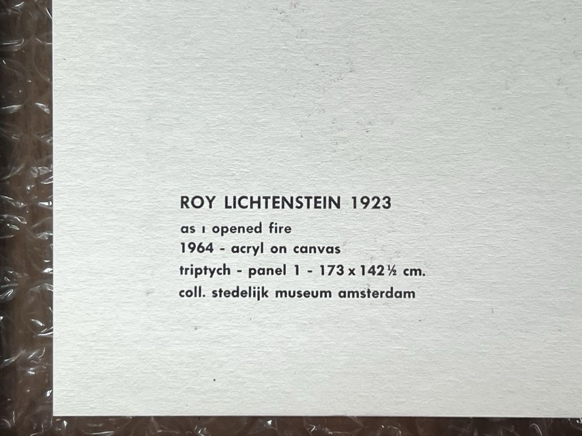 Grafica & Litografie: Roy Lichtenstein - Triptychon - Original Lithografien – Usato da Zürich venduto da juergarno 6