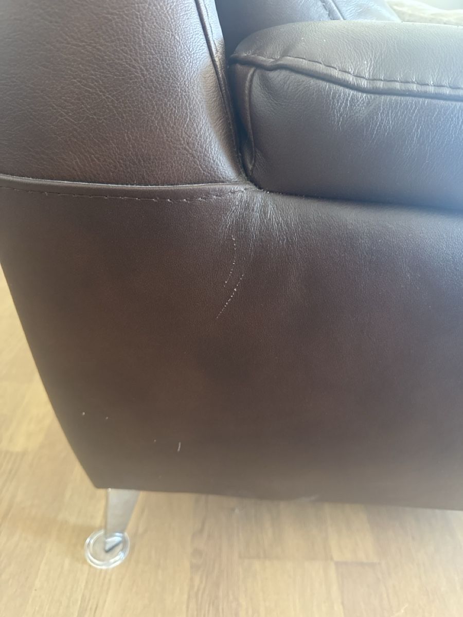 Sofas: TOPP!! 2 Echtleder-Sofa braun - elektrisc – Gebraucht aus Wernetshausen von Laurita_lca 5
