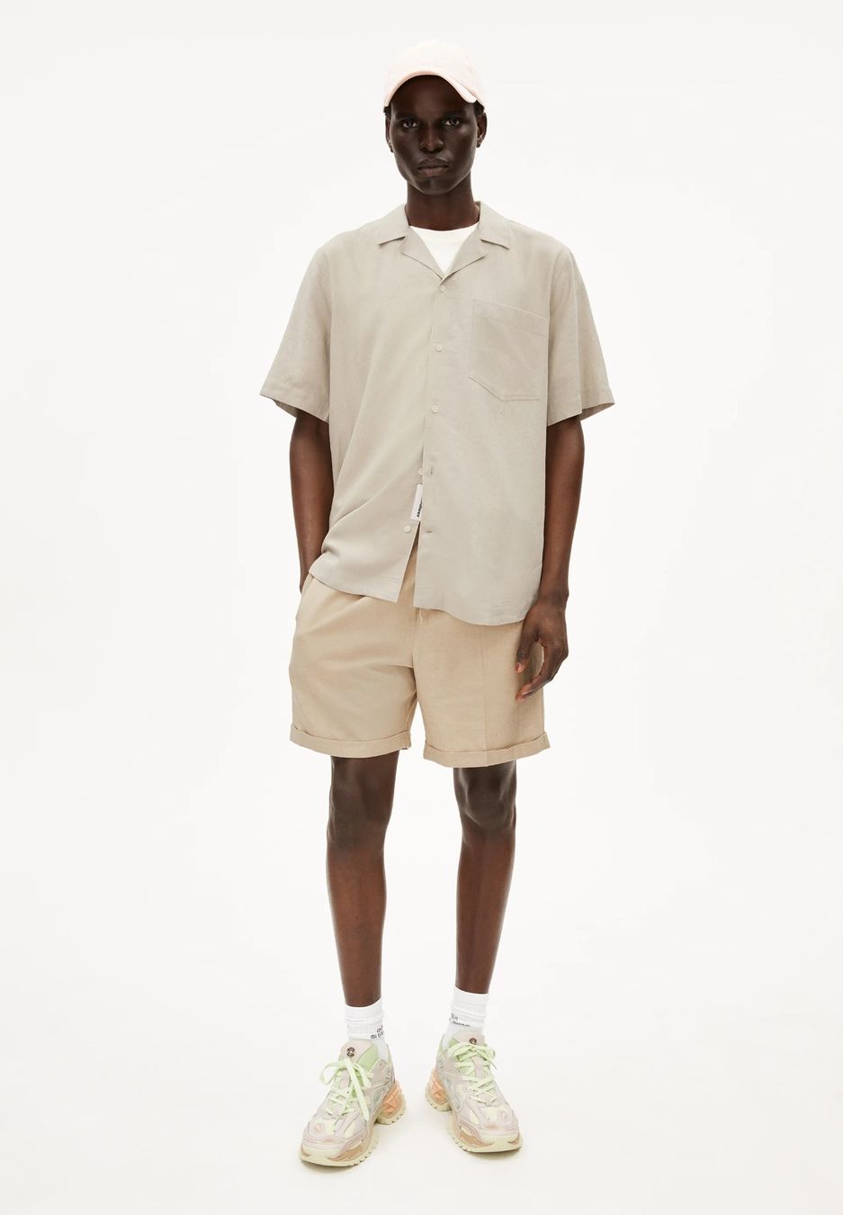 Armedangels Pantaloni: ARMEDANGELS JAACQUE - Shorts - sand stone, Grösse 32 – Nuovo (secondo la descrizione) da Zürich venduto da sppeidkryo 1