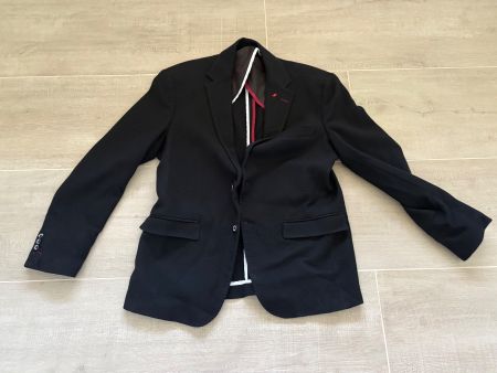 Veste de Costume / Blazer Noir Alfio Collection (Italia) XL