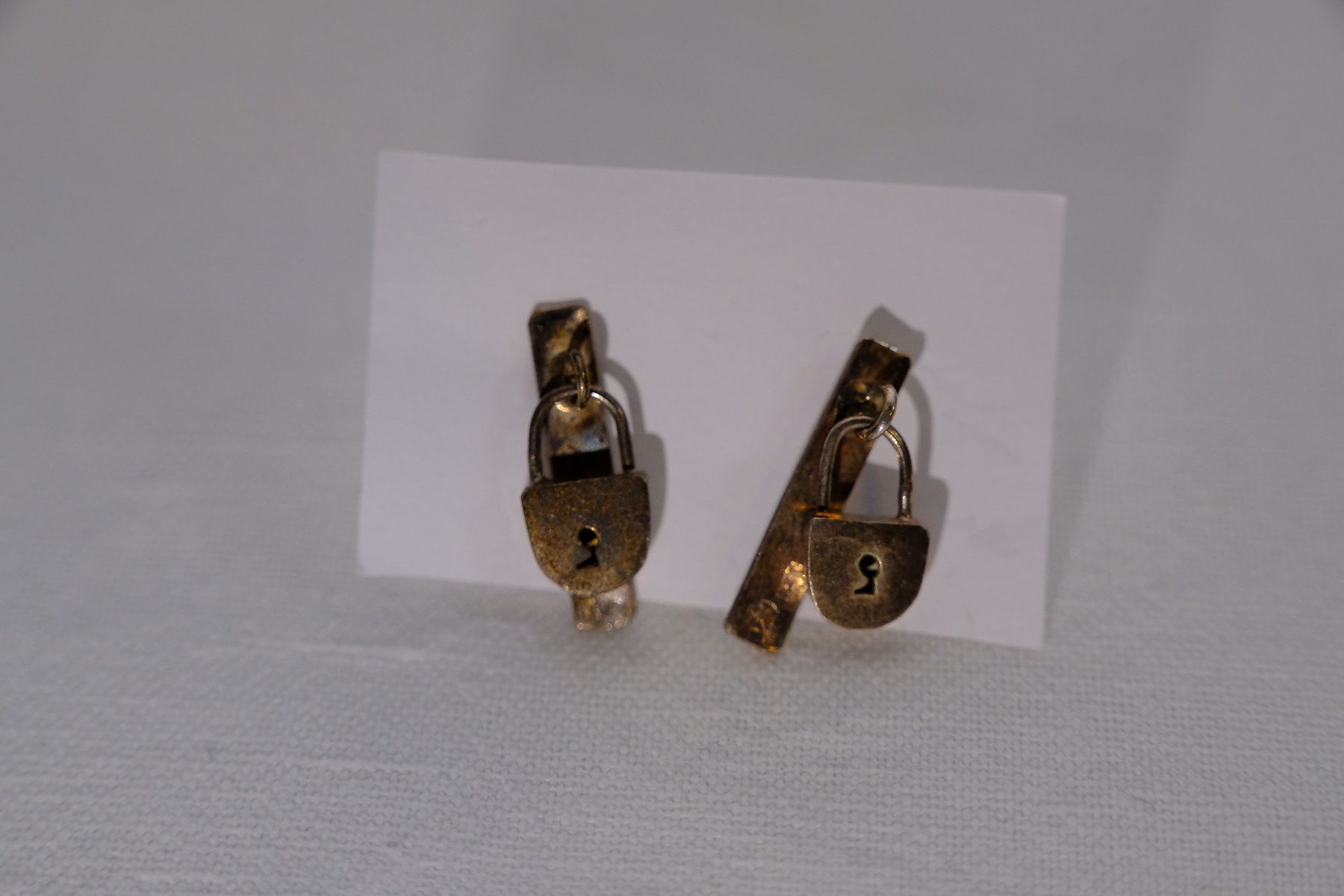 Orecchini pendenti & Orecchini a lobo: Silber 925 Ohrstecker/Anstecker - Sterling Schloss – Nuovo e nell'imballaggio originale da Fribourg venduto da Silver_Wat