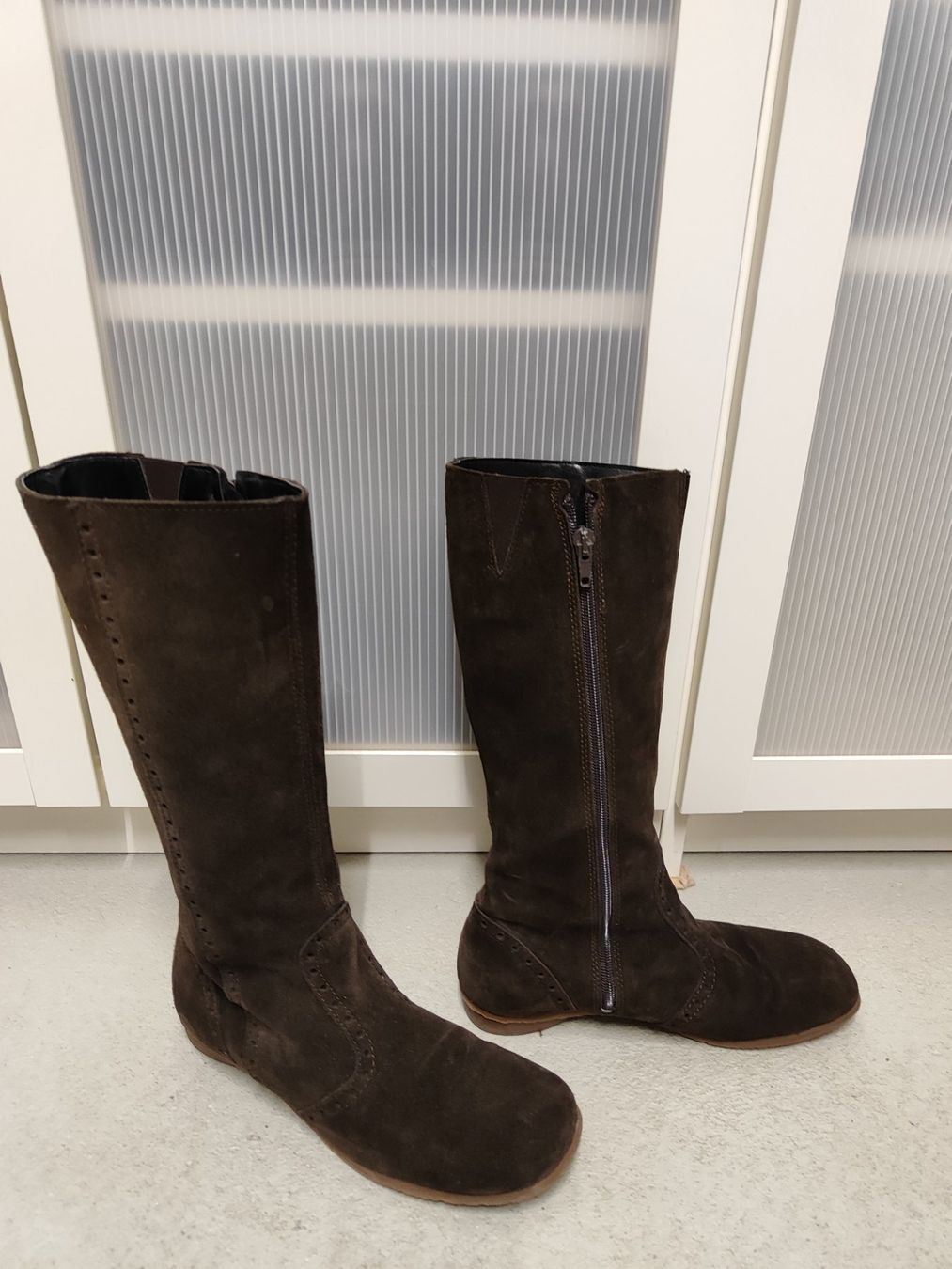 Scarpe da donna: Damen Stiefel aus Wildleder. – Usato da Ruetihof venduto da Sunny-Summer 1