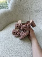Mules Casadei roses à nœuds – Taille 38,5