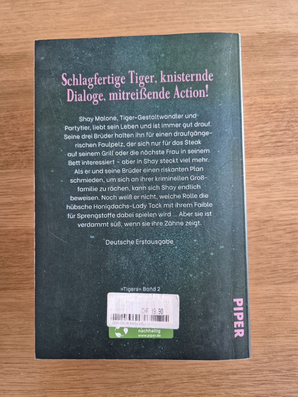 Libri: G.A. Aiken - Tiger Dreams - Roman – Usato da Bern venduto da miruslav 1