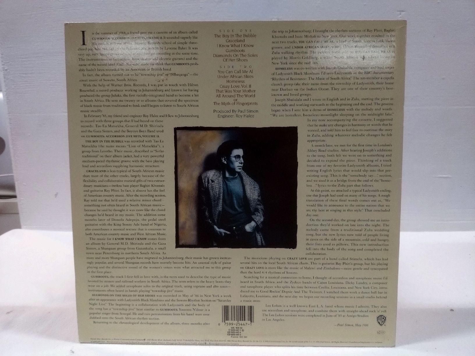 Dischi in vinile: Vinyle Paul Simon - Graceland  – Usato da Farvagny-le-Grand venduto da LaCaverne 5