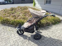 Kinderwagen TFK Joggster braun mit Regenschutz gebraucht