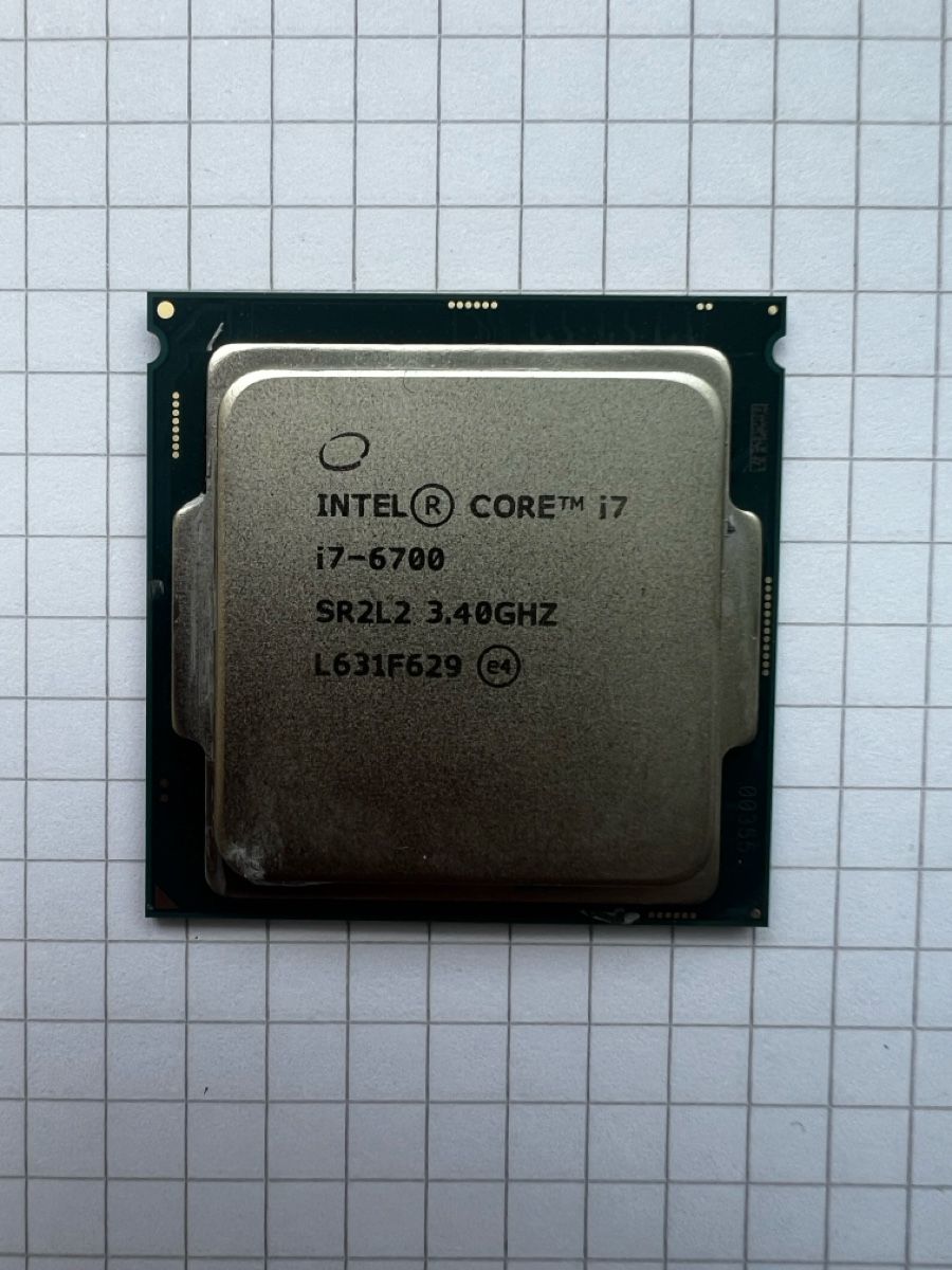 Intel Componenti elettronici: Intel Core i7-6700 Processor 3.40GHz LGA-1151 – Usato da Eiken venduto da HDSH