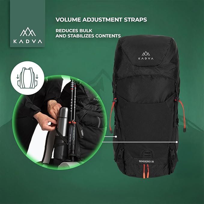 Zaini: Wanderrucksack 35 L Regenhülle Trinksystem Schwarz – Nuovo e nell'imballaggio originale da Suhr venduto da SchnapperCH 4