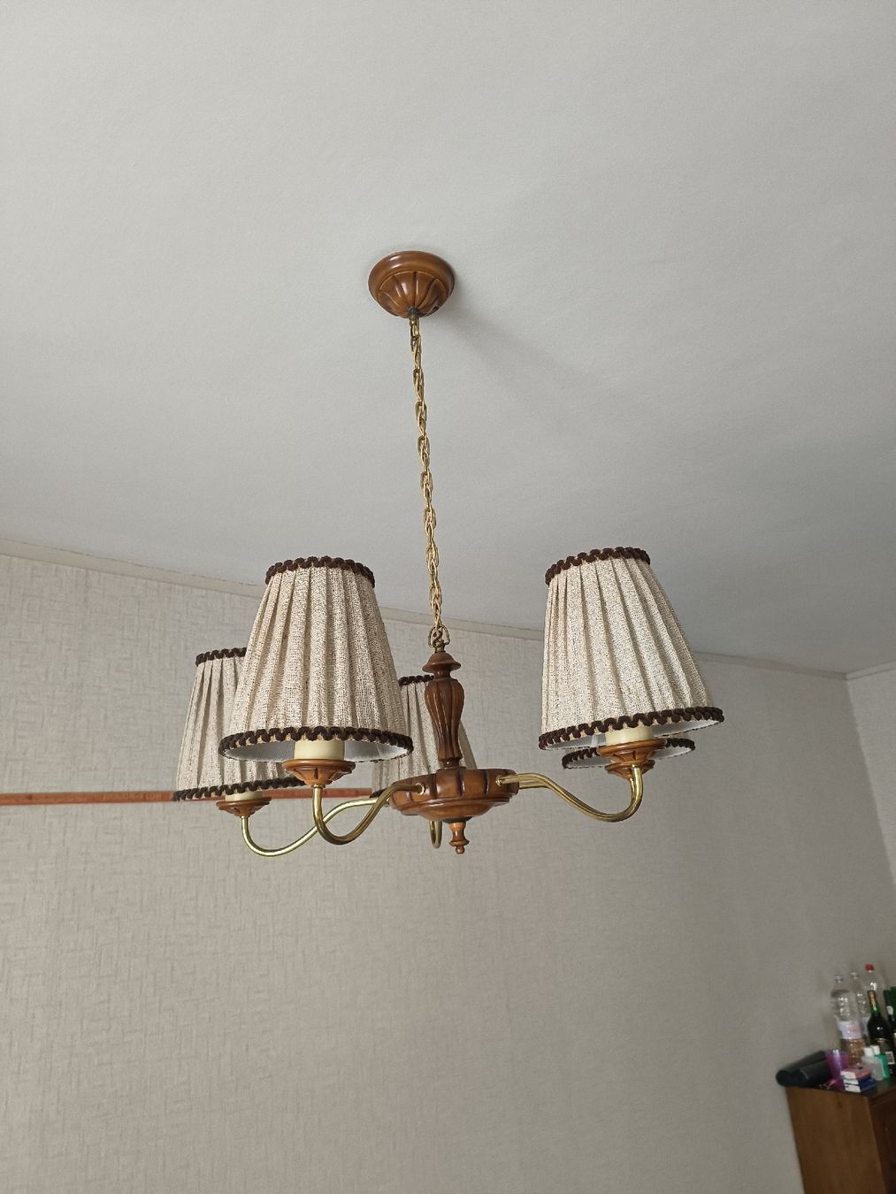Lampadari & plafoniere: Deckenlampe Lampe mit Schirm Stoff  – Usato da Biel/Bienne venduto da M.D.C 2
