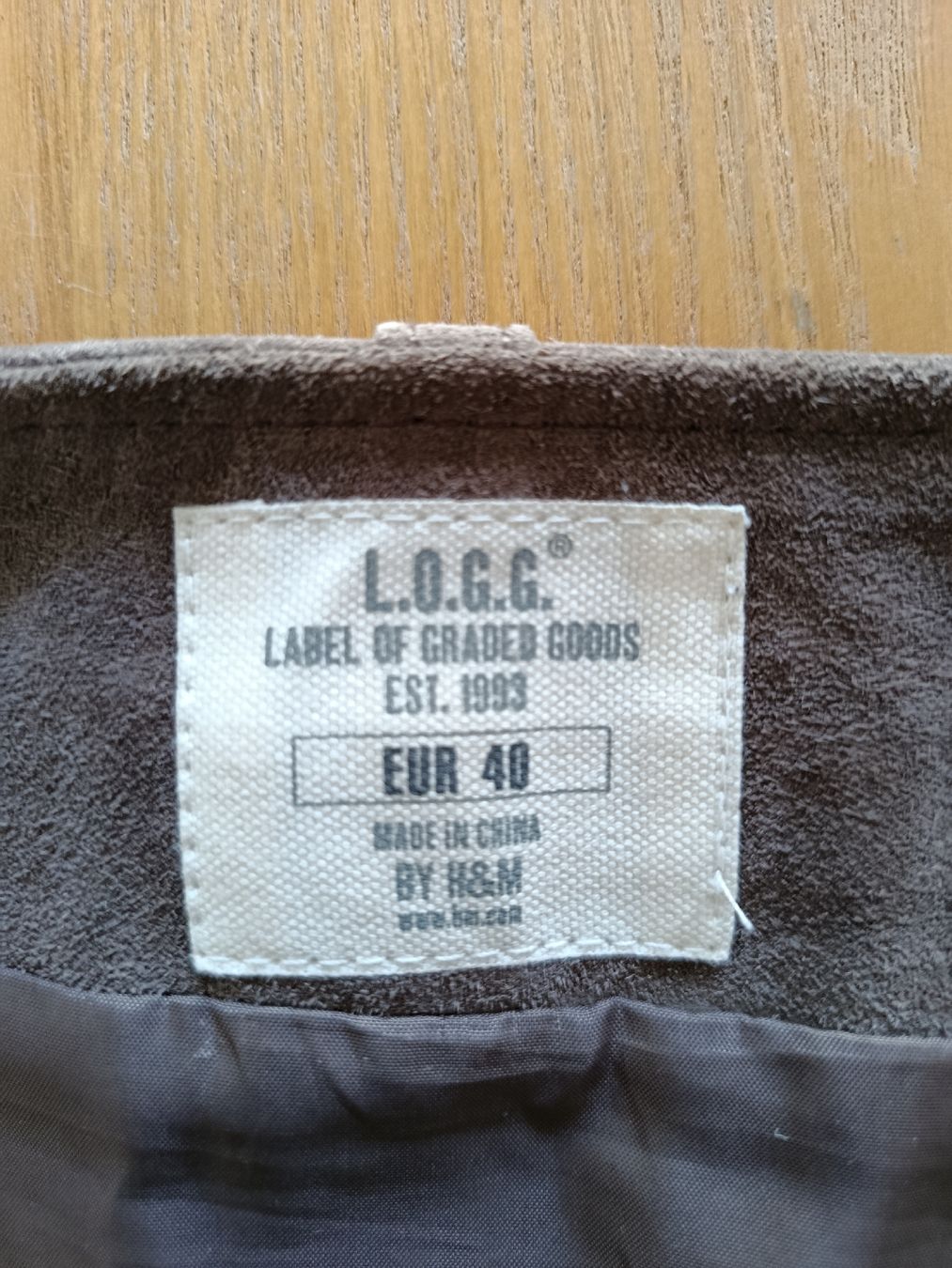 H&M Gonne: Cooler Lederrock sandfarben Gr. 40 – Usato da Basel venduto da Clay66 3
