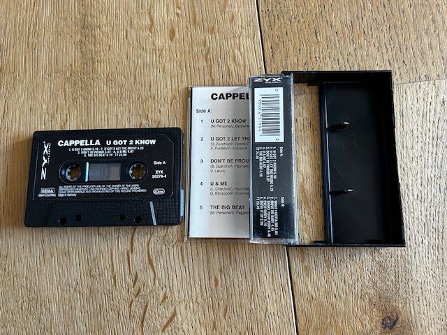 Musicassette: Kassette MC Capella - U Got 2 Know, top selten – Usato da Steinach venduto da Jaguare1961 1
