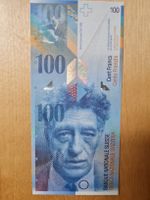 Giacometti 100 Franken Banknote