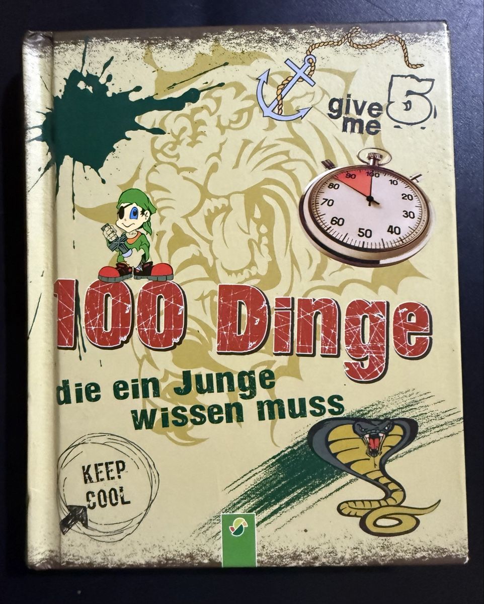 Bücher: 100 Dinge die ein Junge wissen muss – Neu (gemäss Beschreibung) aus Thalwil von MB-7