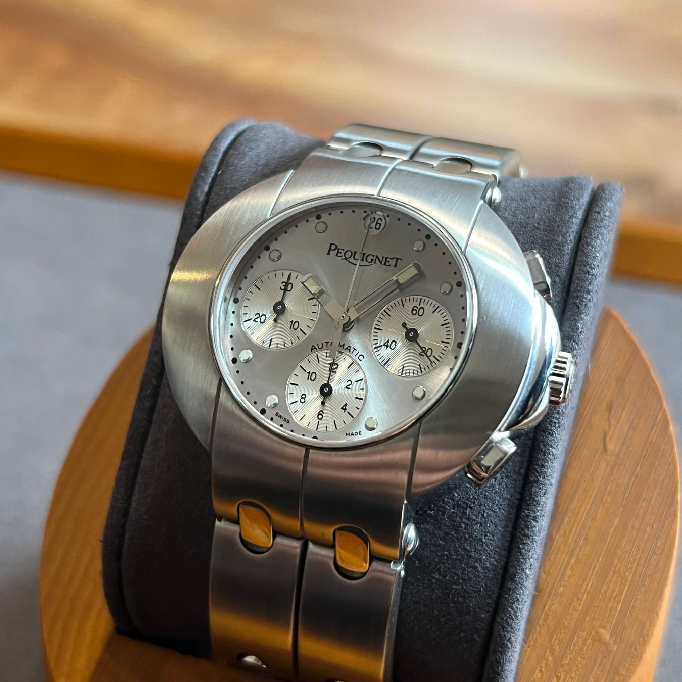 Orologi: Pequignet Moorea Anatomic Auto Chronograph – Usato da Carouge GE venduto da Watchaser 2