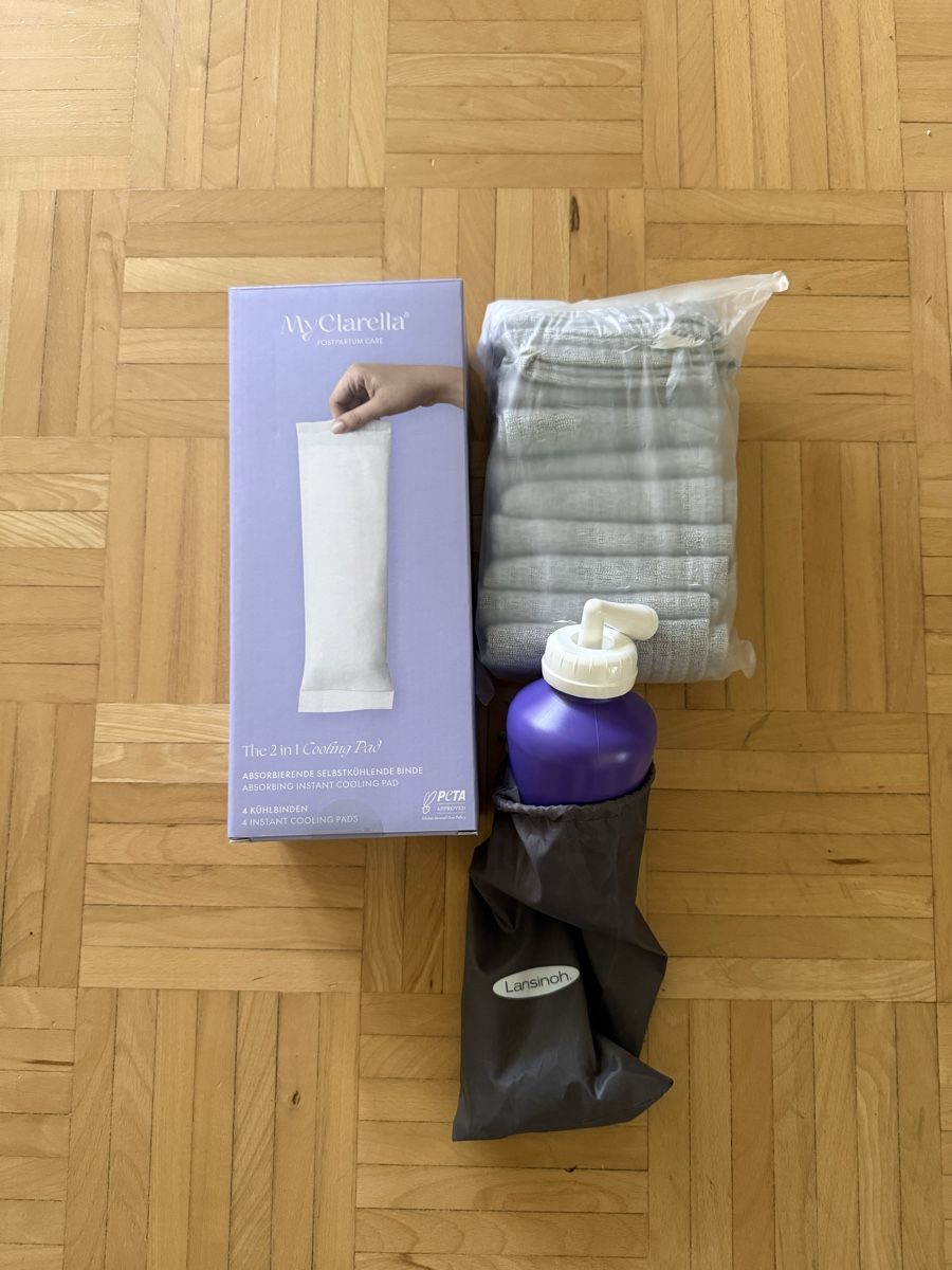 Secchi per pannolini & Pannolini: Original Verpacktes Wochenbett-Set – Nuovo e nell'imballaggio originale da St. Gallen venduto da mon_7snp
