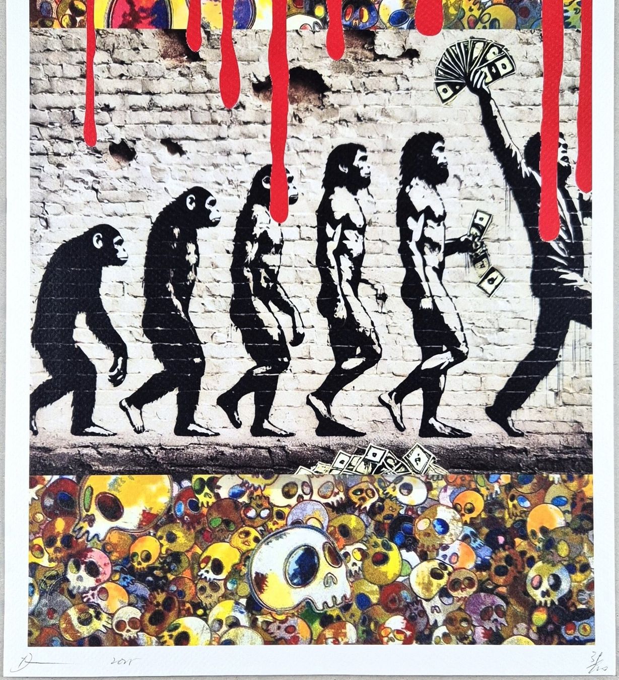 Grafica & Litografie: Death NYC Ltd Ed Pop Art Druck " Evolution Banksy Style – Nuovo (secondo la descrizione) da Aesch BL venduto da Arts-Trader 1