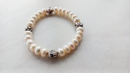 Armband Süsswasserperlen, 16,5cm Handgelenkumfang