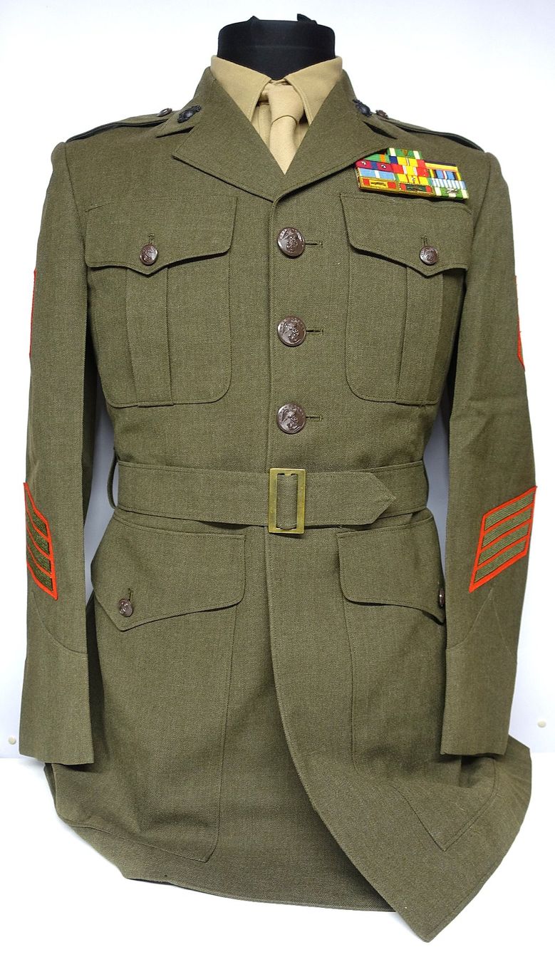 Uniformes: USMC Uniform Jacke Gunnery Sergeant Sarmento Vietnamkrieg – D'occasion à Kappelen par Marmoe