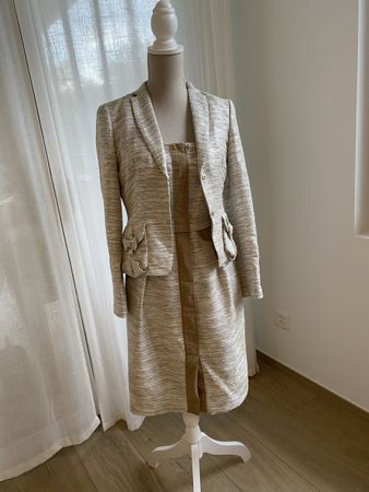 Kleid & Blazer Dorotee Schumacher Dirndel deux piece Gr S