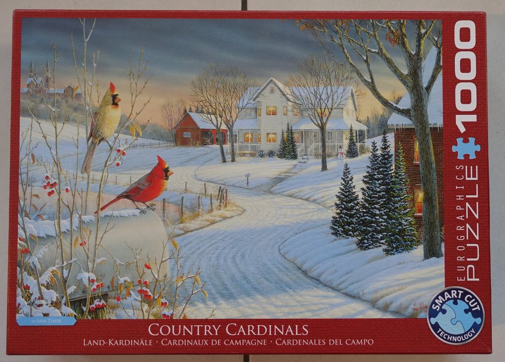 Eurographics Puzzle - Country Cardinals - 1000 Teile 